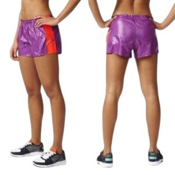 Adidas Stellasport Purple Running Shorts - Picture 1 of 7